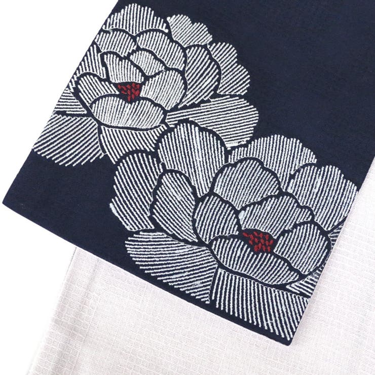 半巾帯 牡丹 刺繍 | kimonocafe | 詳細画像11 
