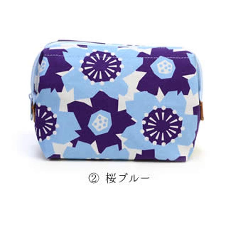 帆布 ワイヤーポーチ 柄画ワークス×un[品番：KICW0002762