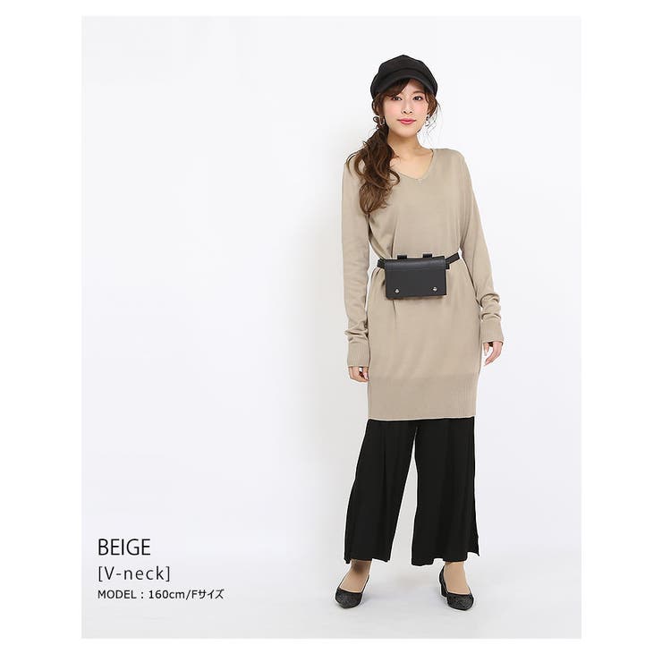 ニットワンピース 大人気ニットシリーズ3ネックタイプのハイゲージニットワンピース 品番 Ik Kirakirashop キラキラショップ のレディースファッション通販 Shoplist ショップリスト