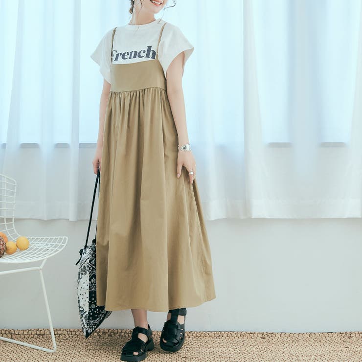 ビタミンカラーのハーモニー 【新品】foufou THE DRESS 42 ギャザー