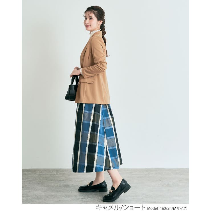 ポンチ素材テーラードジャケット 2タイプ テーラードジャケット | kirakiraShop  | 詳細画像13 