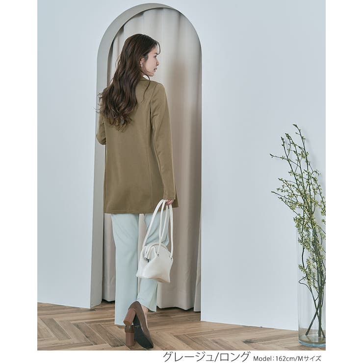 ポンチ素材テーラードジャケット 2タイプ テーラードジャケット | kirakiraShop  | 詳細画像19 