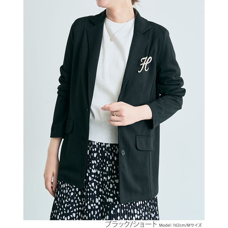 ポンチ素材テーラードジャケット 2タイプ テーラードジャケット | kirakiraShop  | 詳細画像3 