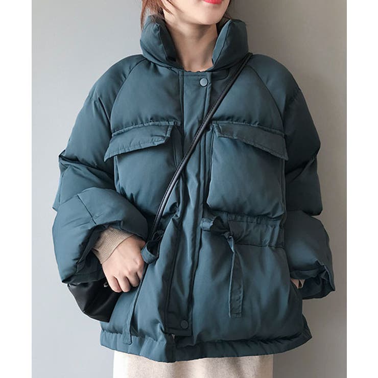 リボンベルトフレア中綿コート アウター ブルゾン 品番 Ik Kirakirashop キラキラショップ のレディースファッション通販 Shoplist ショップリスト