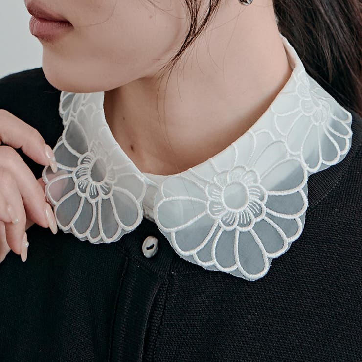 A | レースデザイン付け襟 小物 アクセサリー | kirakiraShop 