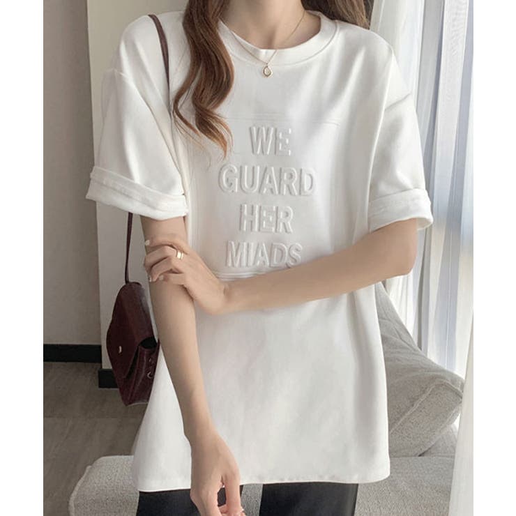 立体ロゴオーバーTシャツ 3サイズ トップス | kirakiraShop  | 詳細画像30 