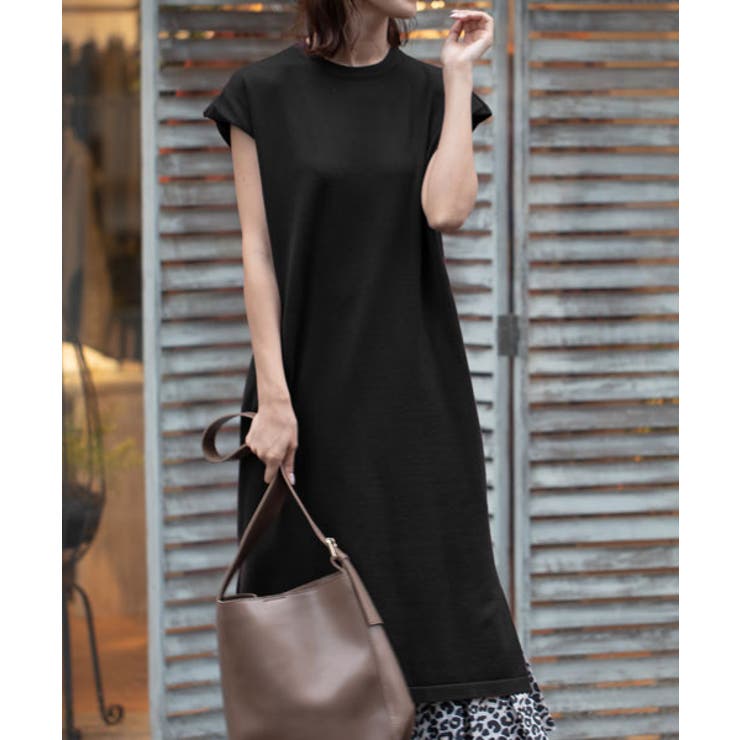 フレンチスリーブストレートニットロングワンピース ロングワンピース 品番 Ik Kirakirashop キラキラショップ のレディースファッション通販 Shoplist ショップリスト