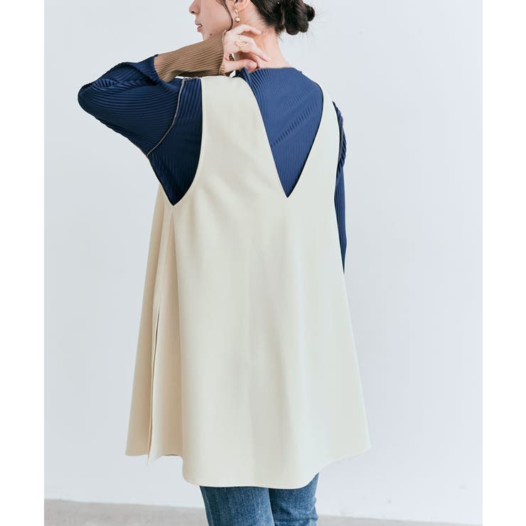 3wayセミフレアジレベスト 2サイズ トップス | kirakiraShop  | 詳細画像10 