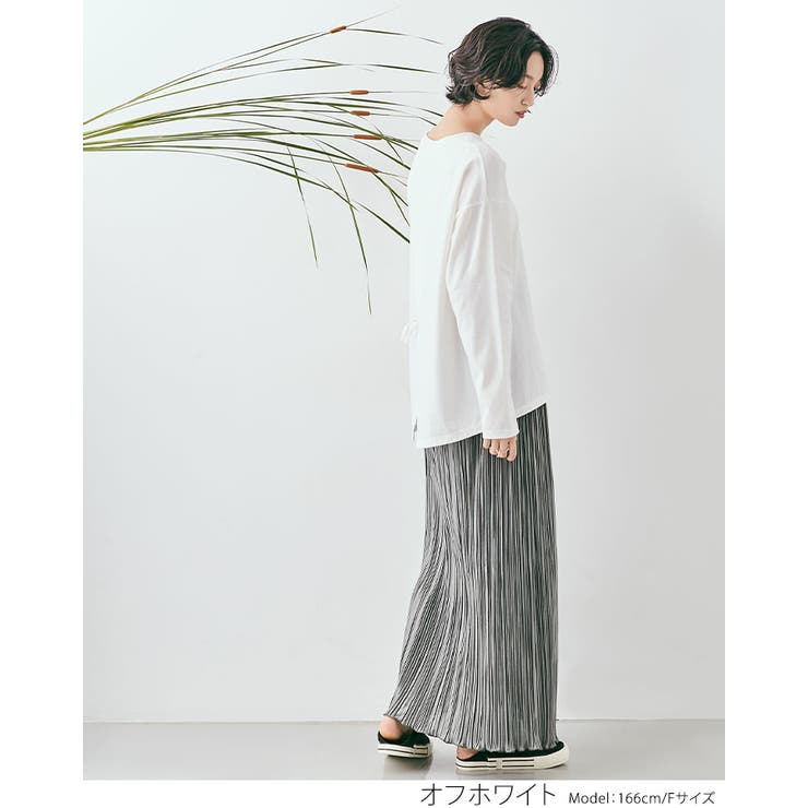 バッククロス＆リボンデザインロンT トップス ロンT | kirakiraShop  | 詳細画像6 
