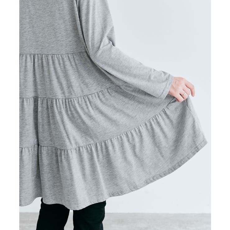 select shop K フレアチュニック セレクトショップk ティアード