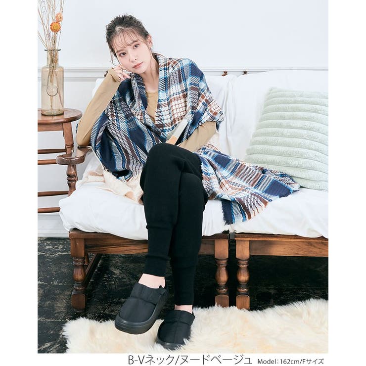 指穴付き裏起毛シルキーウォームインナーカットソー 全4タイプ4色3サイズ インナ… | kirakiraShop  | 詳細画像26 