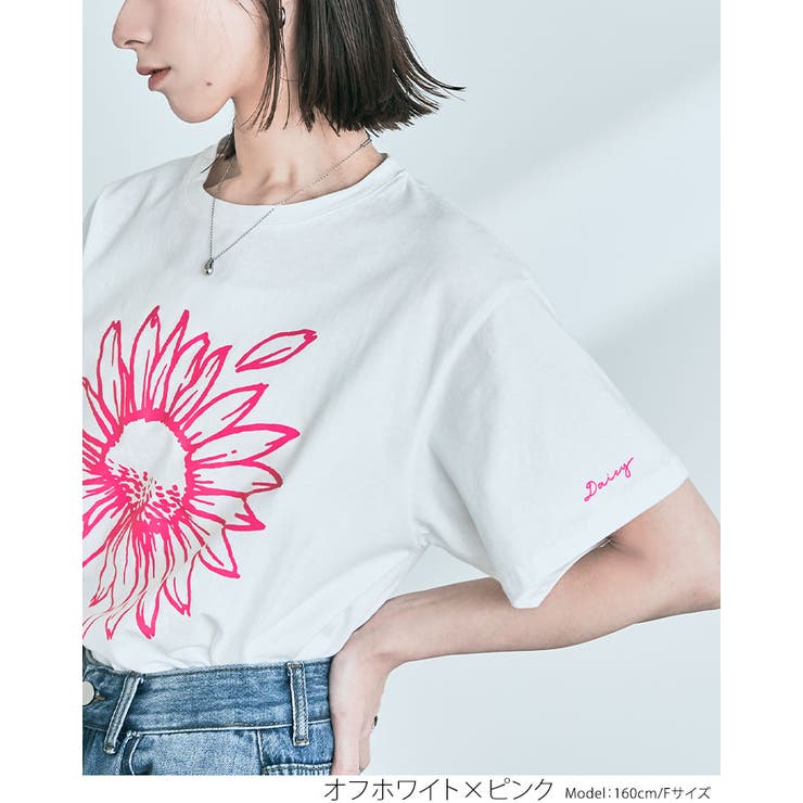 デイジーロゴTシャツ トップス カットソー[品番：IK000007269