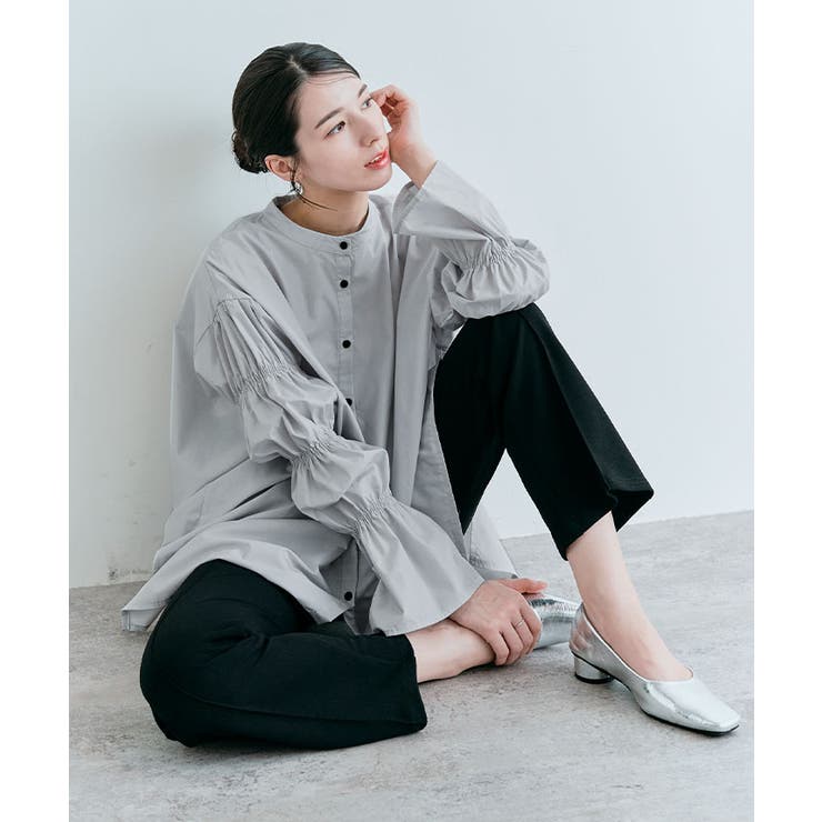 キャンディースリーブチュニックブラウス 体型カバー ブラウス | kirakiraShop  | 詳細画像13 