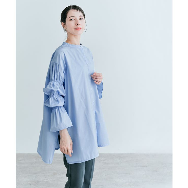 キャンディースリーブチュニックブラウス 体型カバー ブラウス | kirakiraShop  | 詳細画像18 