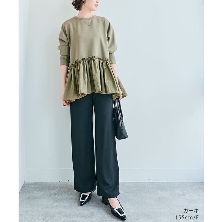 mamamo】WzipダンボールペプラムTOPS | natural couture