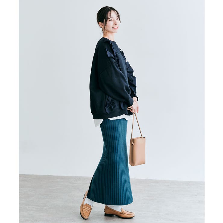 裏起毛ラッフルスウェットプルオーバー 裏起毛 長袖 | kirakiraShop  | 詳細画像17 