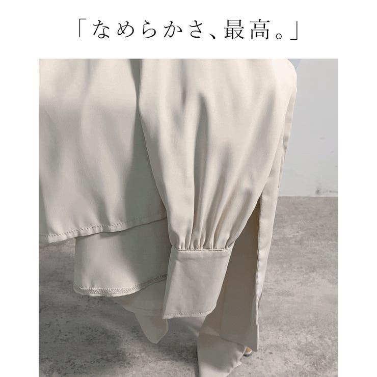 【maviru】2wayシフォンジョーゼットボウタイブラウス 前後2WAY 大き… | kirakiraShop  | 詳細画像23 