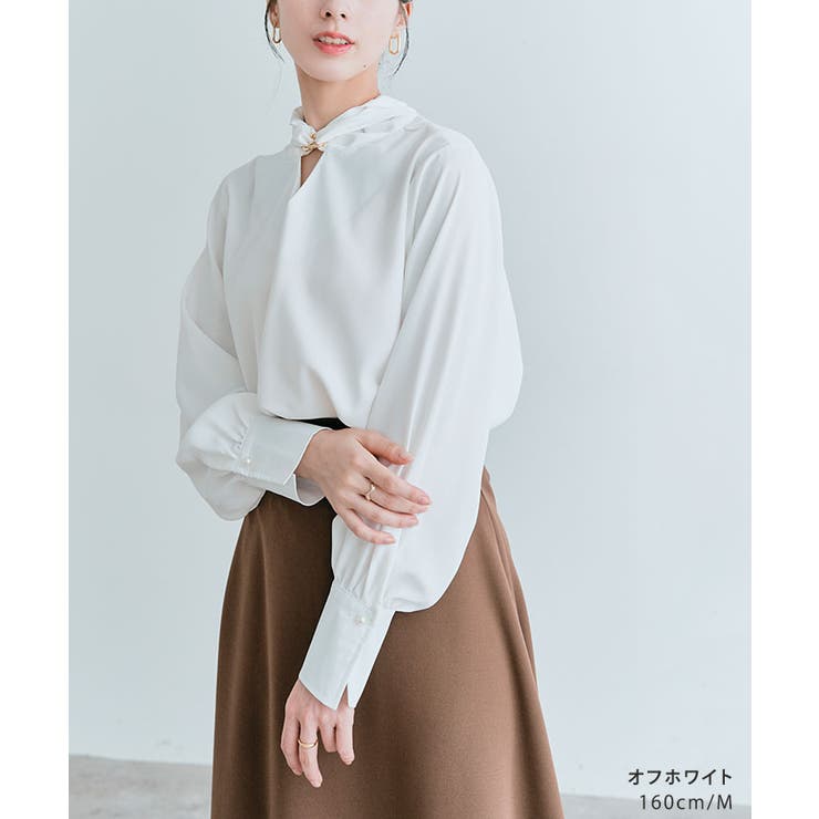 キラキラショップ KiraKiraShop ブラウス《2wayシフォンジョー