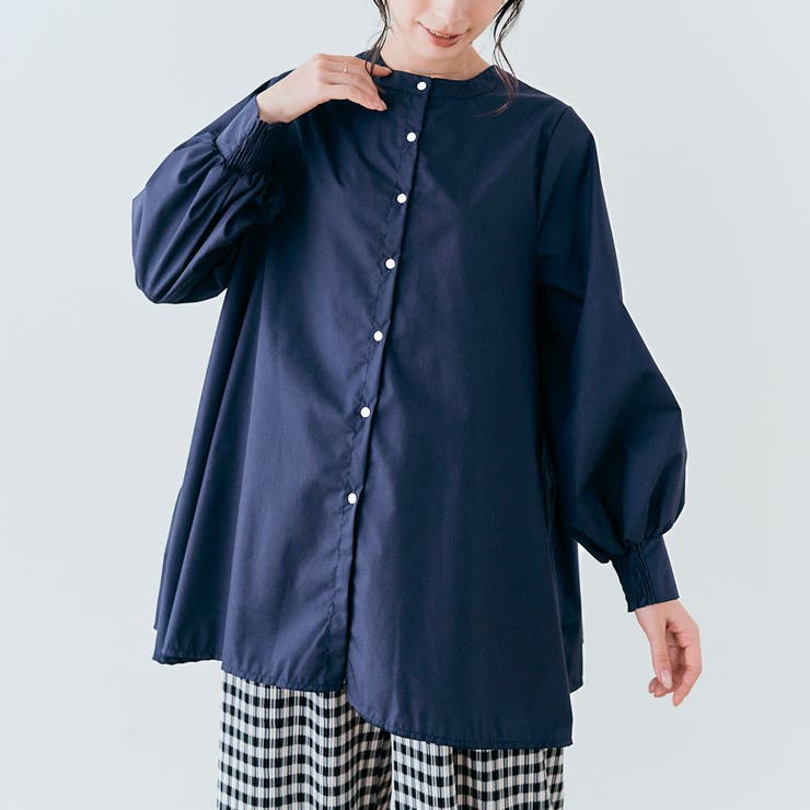 3wayバックティアードチュニックブラウス 2サイズ 体型カバー