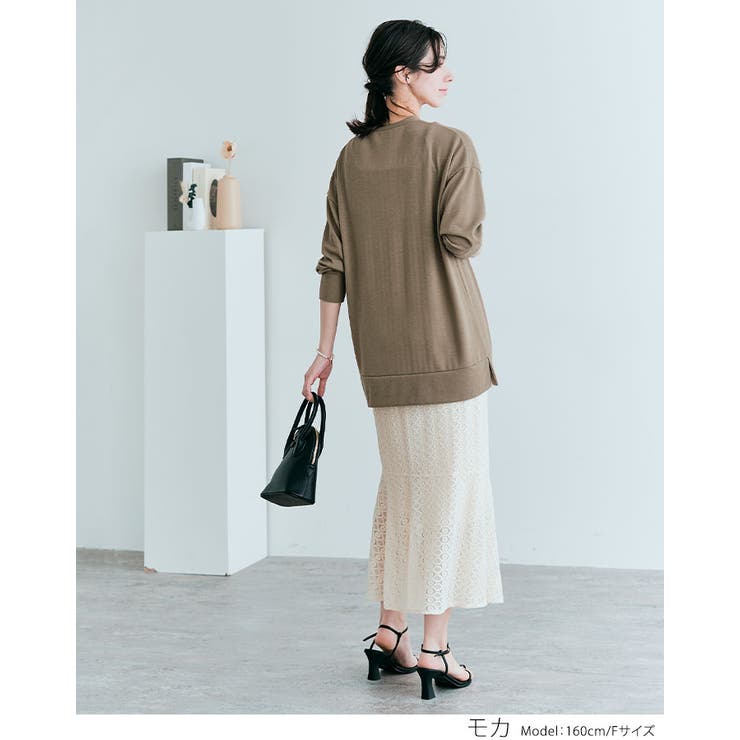 ノーボタンニットソーカーディガン トップス カーディガン | kirakiraShop  | 詳細画像24 