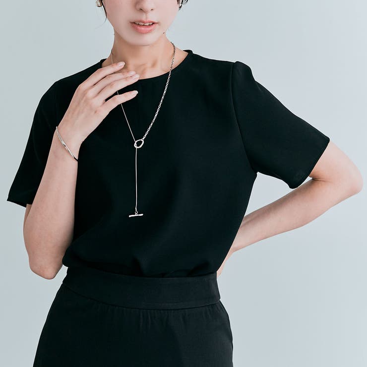 バックファスナーシフォンTシャツ 4サイズ トップス | kirakiraShop  | 詳細画像27 