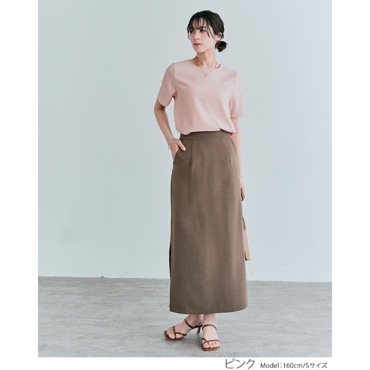 バックファスナーシフォンTシャツ 4サイズ トップス | kirakiraShop  | 詳細画像23 