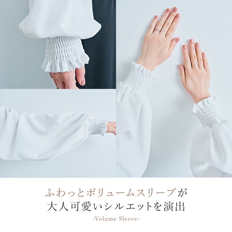 スタンドカラーギャザーブラウス 2サイズ シャツ | kirakiraShop  | 詳細画像23 