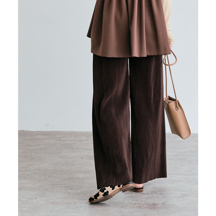 アコーディオンプリーツルーズワイドパンツ 2タイプ ワイドパンツ | kirakiraShop  | 詳細画像21 