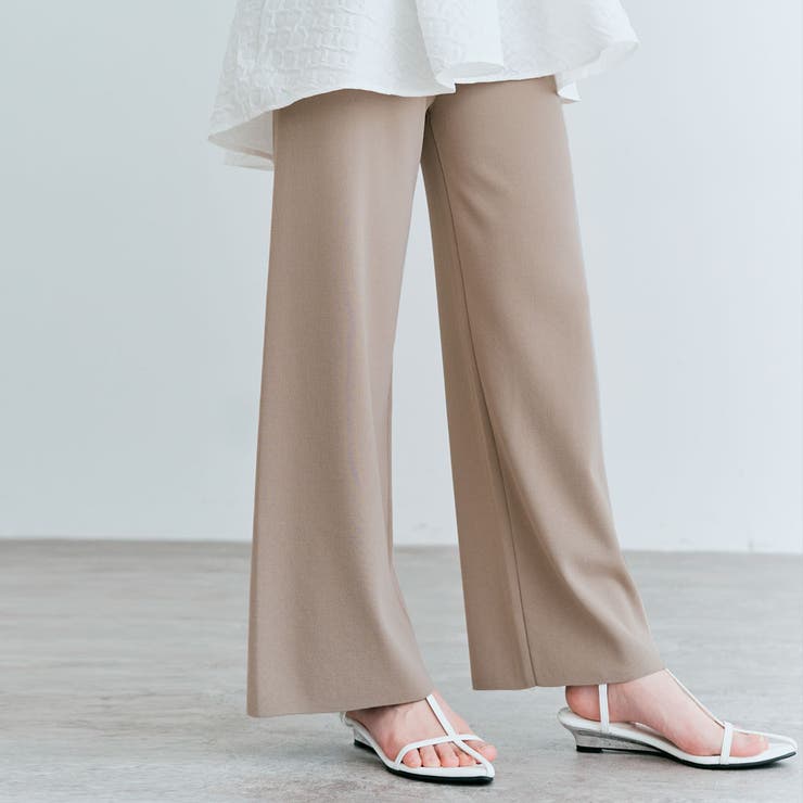 モカ | ストレッチストレートパンツ 2サイズ セットアップ可能 | kirakiraShop 