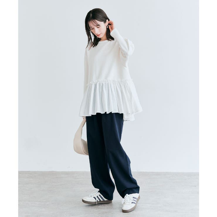ヒスクローネ似カゴとフリルパンツ２点セット 楽天市場】【送料無料】『フリルデザインカットソー×レース