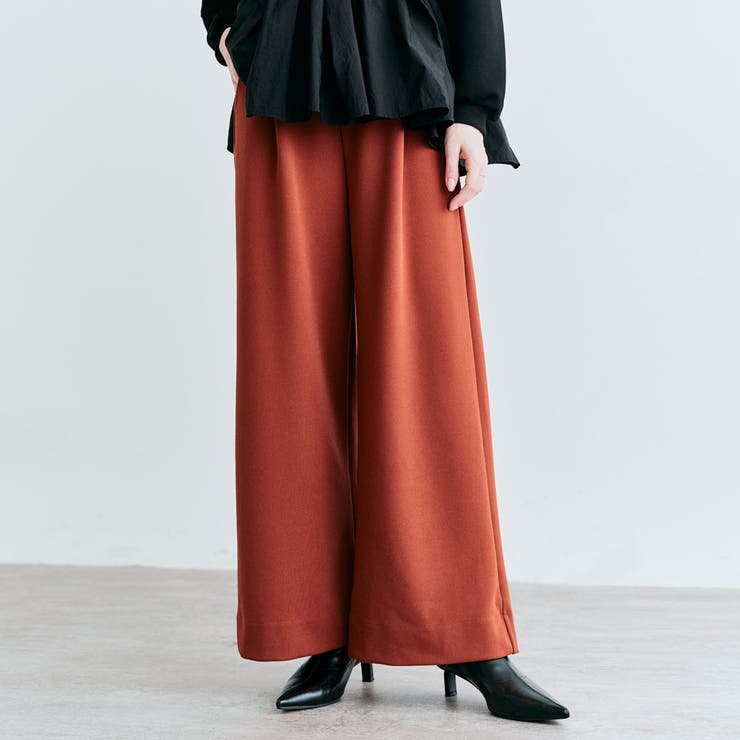 テラコッタ | mochizエレ ワイドパンツ 2サイズ | kirakiraShop 
