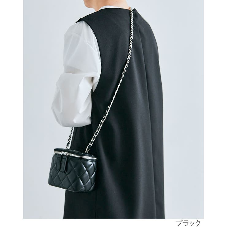 ダイヤキルトバニティバッグ 鞄 かばん | kirakiraShop  | 詳細画像3 