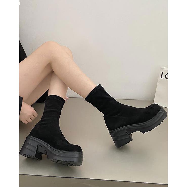 ZARA - ZARA レザーヒール アンクルブーツ 36サイズ ブラックの