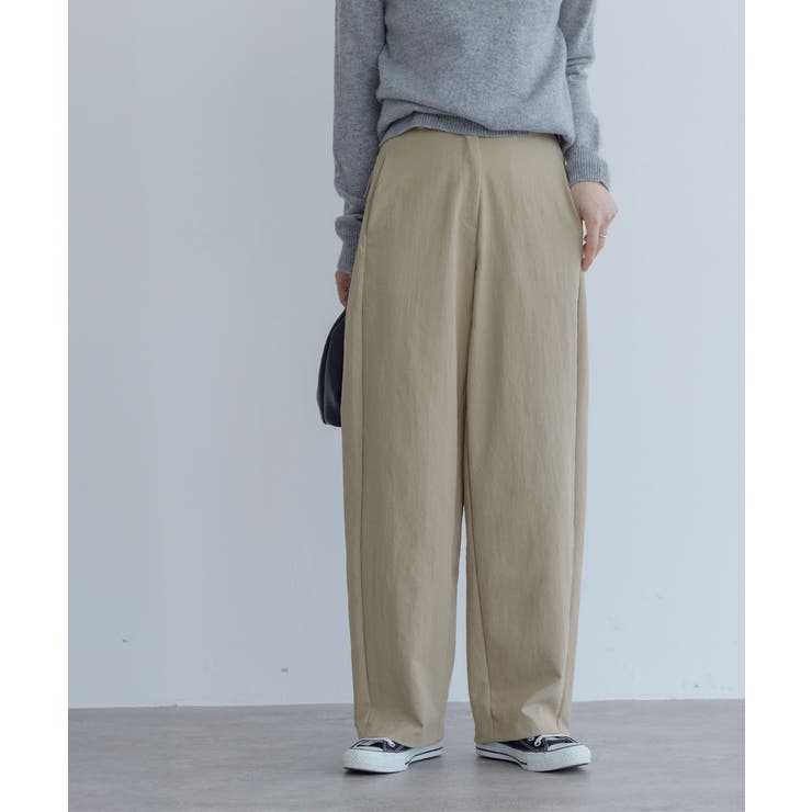【maviru】ツイルコクーンカーブパンツ カーブパンツ ハイウエスト | kirakiraShop  | 詳細画像12 