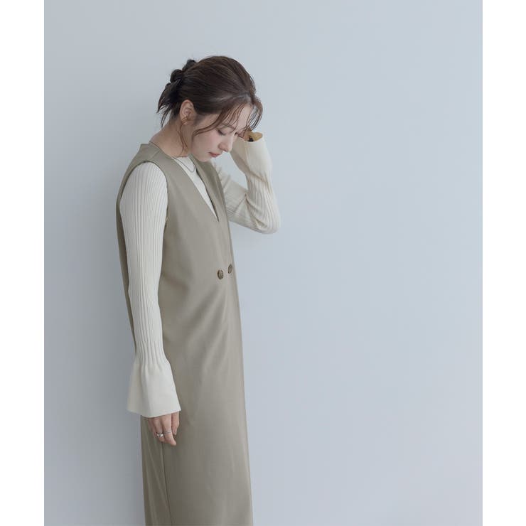 【maviru】ジレデザインワンピース ワンピース ジレ風 | kirakiraShop  | 詳細画像12 