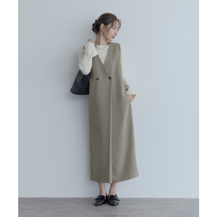【maviru】ジレデザインワンピース ワンピース ジレ風 | kirakiraShop  | 詳細画像13 