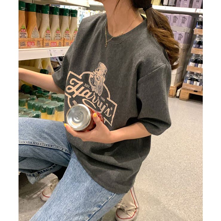 ヴィンテージロゴプリントTシャツ 3サイズ ユニセックス | kirakiraShop  | 詳細画像42 