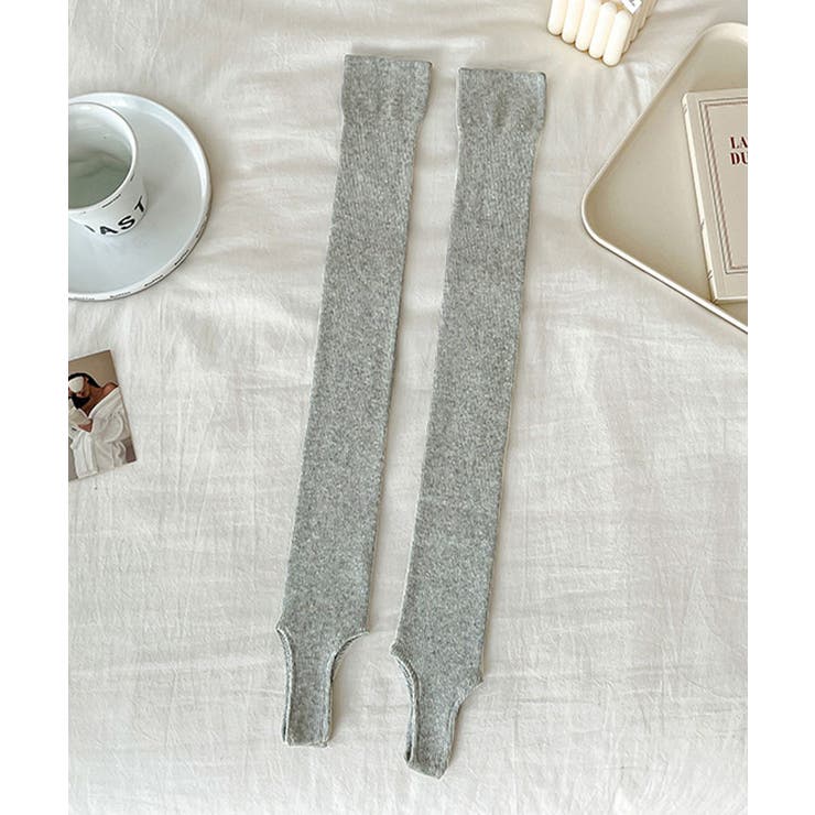 グレー | トレンカハイソックス 小物 靴下 | kirakiraShop 