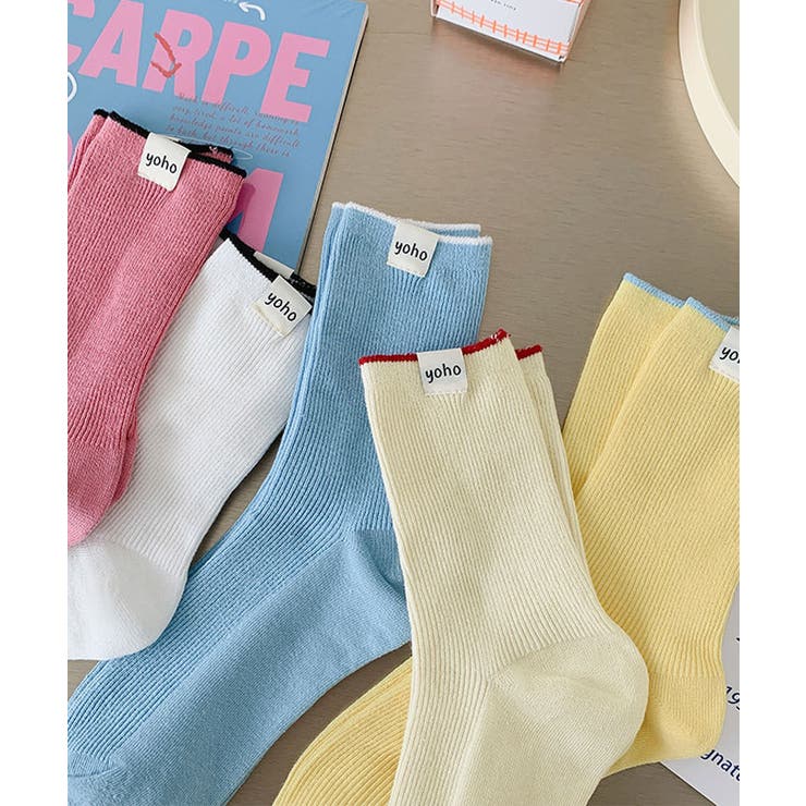 タグ配色ラインソックス 小物 靴下 | kirakiraShop  | 詳細画像10 