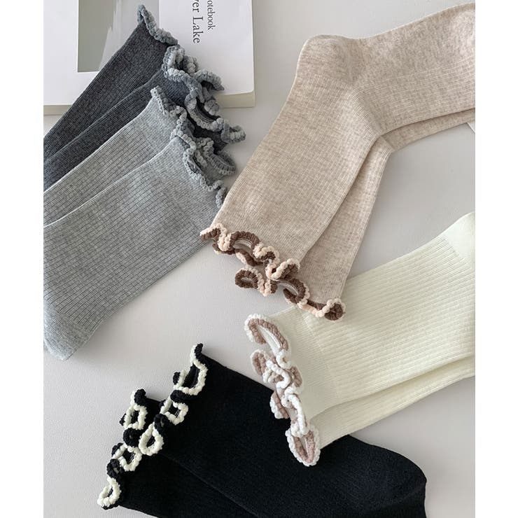 配色メロウフリルソックス 小物 靴下 | kirakiraShop  | 詳細画像22 