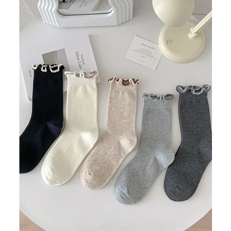 配色メロウフリルソックス 小物 靴下 | kirakiraShop  | 詳細画像23 