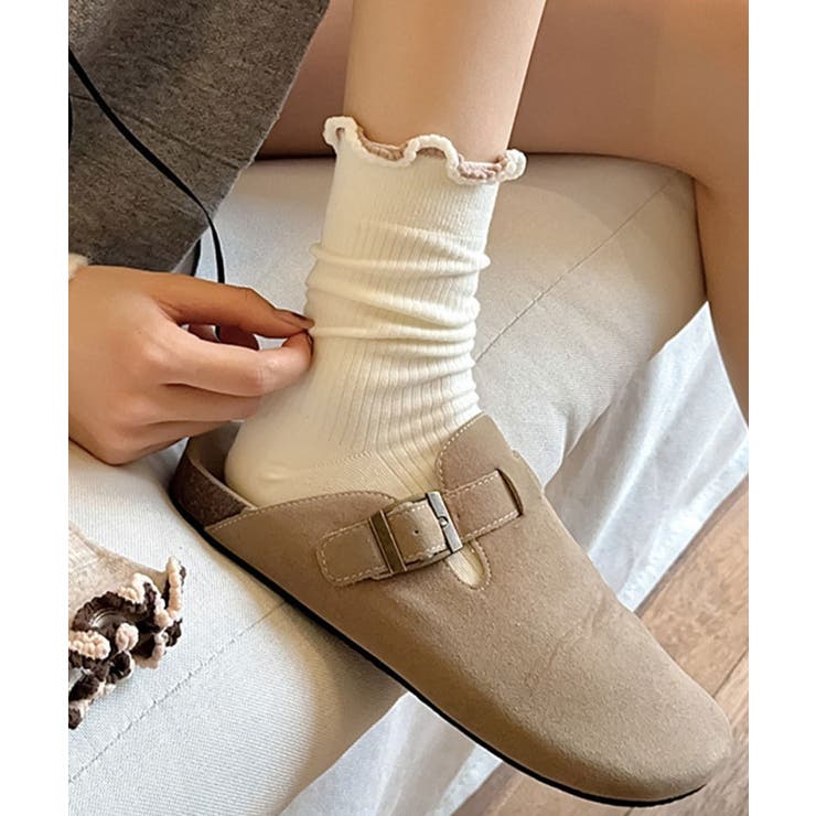 配色メロウフリルソックス 小物 靴下 | kirakiraShop  | 詳細画像4 