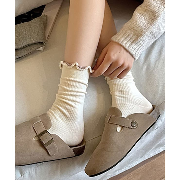 配色メロウフリルソックス 小物 靴下 | kirakiraShop  | 詳細画像6 