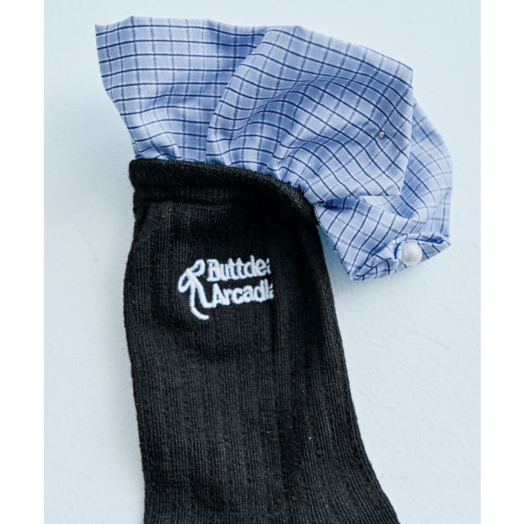 折り返しチェックデザインソックス 小物 靴下 | kirakiraShop  | 詳細画像10 