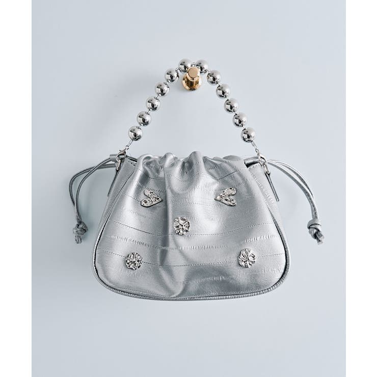 2wayシルバーパーツドロストショルダーバッグ ワンサイズ 小物 | kirakiraShop  | 詳細画像6 