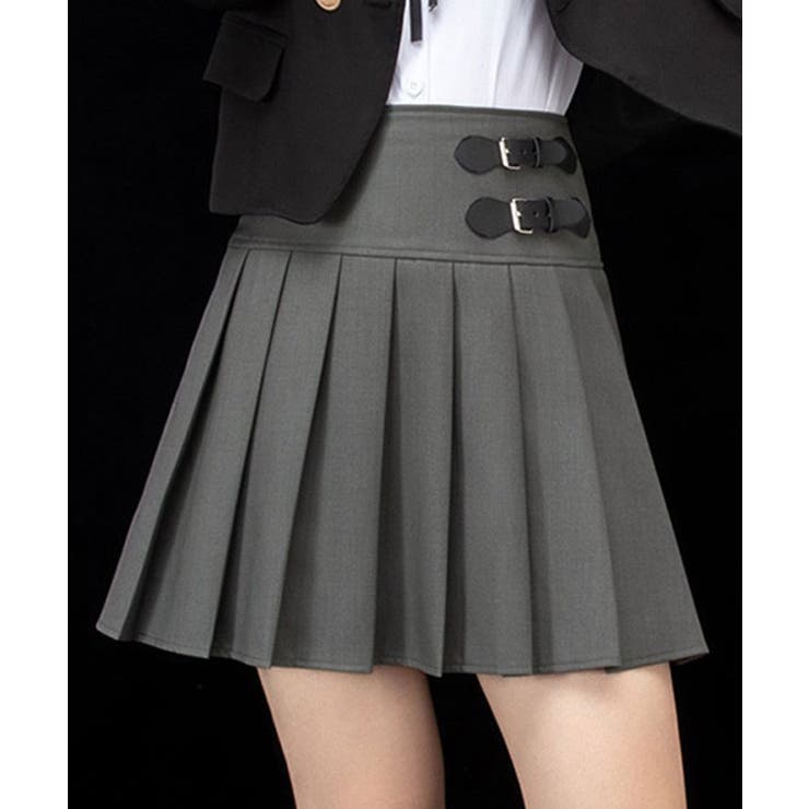 Amazon.co.jp: [KSLAT] プリーツスカート レディース ミニ