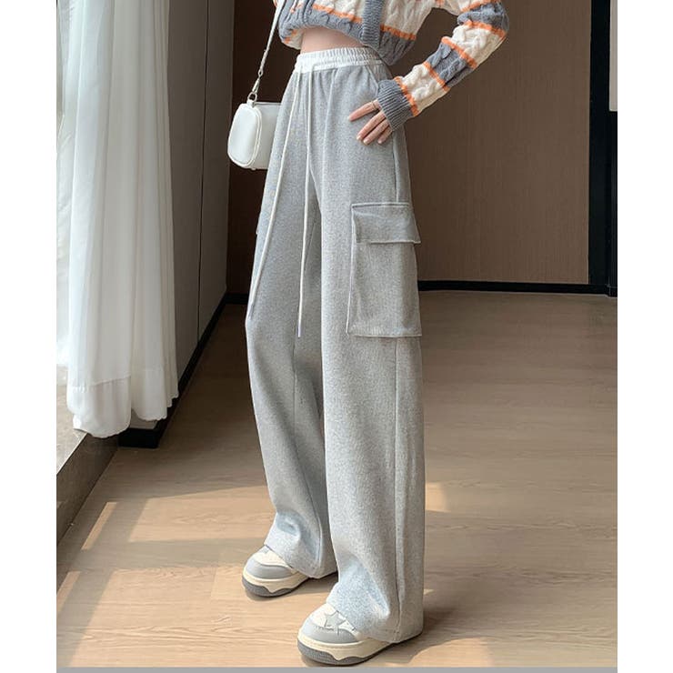 グレー | 【SHOPLIST限定】ダンボールスウェットカーゴパンツ ボトムス カーゴパンツ | kirakiraShop 