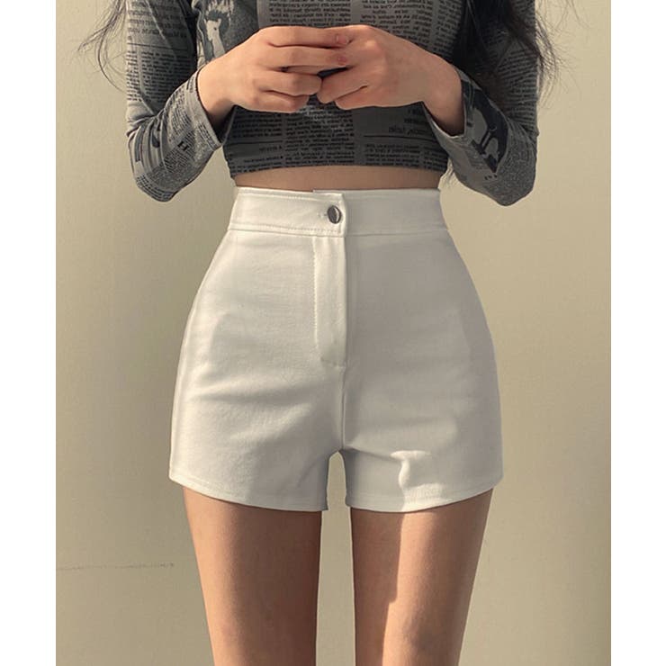 ホット セールの通販 ハイウエストシンプルショートパンツ ボトムス[品番 4サイズ パンツ
