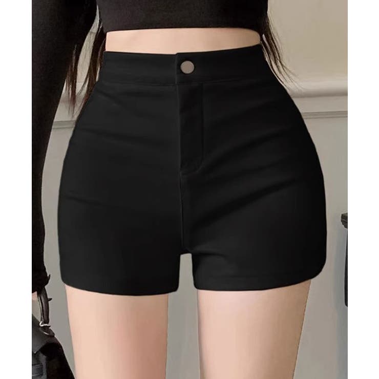 人気 ブランド 服をチェック - 最新トレンドファッション ハイウエストシンプルショートパンツ 4サイズ ボトムス[品番 Lサイズ