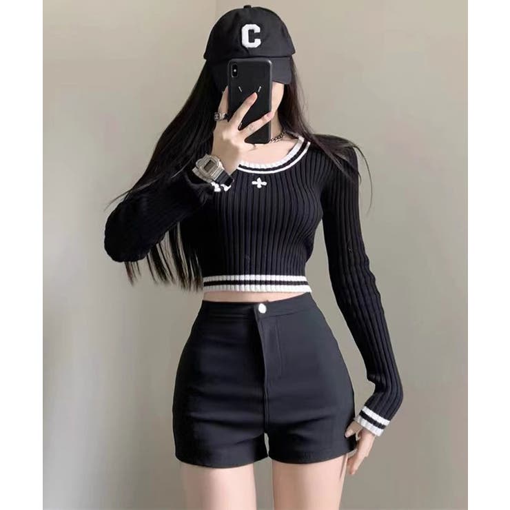 ハイウエストシンプルショートパンツ 4サイズ ボトムス | kirakiraShop  | 詳細画像7 